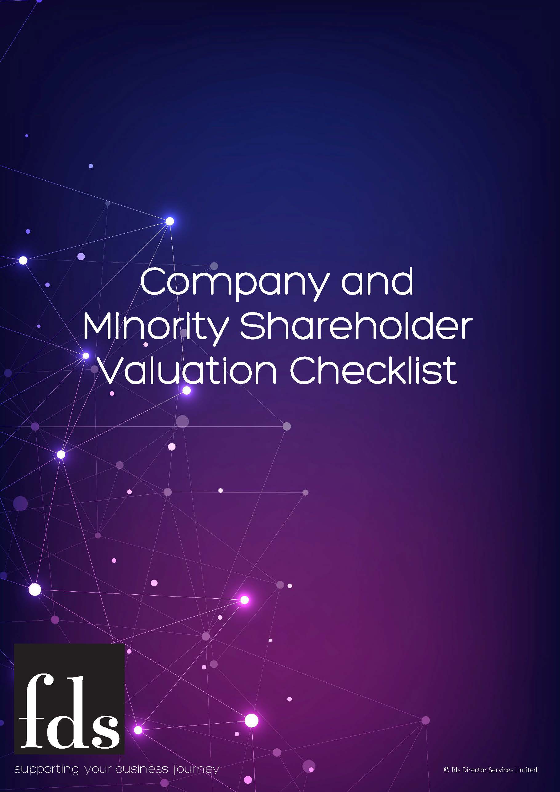 Company and Minority Shareholder Valuation Checklist